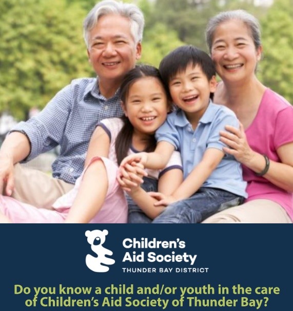 Do you know a child and or youth in the care of Children's Aid Society of Thunder Bay?
